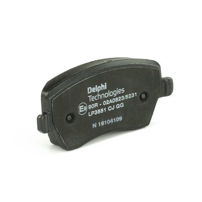 BREMSBELAGSATZ SCHEIBENBREMSE DELPHI LP3551 34