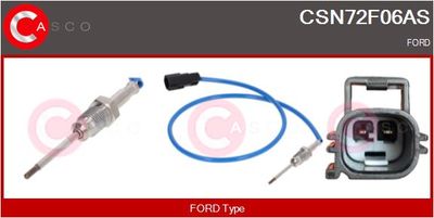 SENZOR TEMPERATURA GAZE EVACUARE