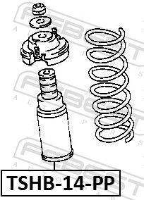 CHIT PROTECTIE PRAF AMORTIZOR FEBEST TSHB14PP 1