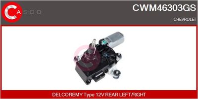 CASCO CWM46303GS Двигун склоочисника для CHEVROLET (Шевроле)