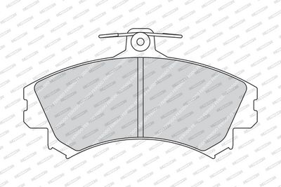 BREMSBELAGSATZ SCHEIBENBREMSE