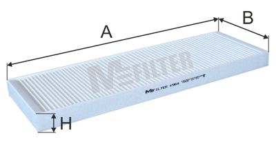 Filtr, vzduch v interiéru MFILTER K 964