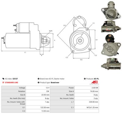 STARTER AS-PL S3127 4