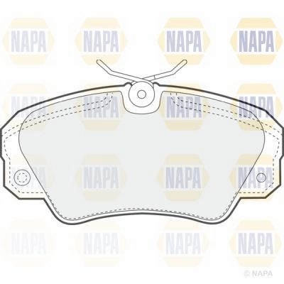 Brake Pad Set NAPA PBP7205