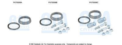 Монтажен комплект, изпускателна тръба BM Catalysts FK70568
