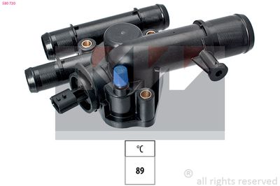 Termostat, środek chłodzący KW 580 720