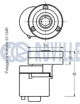INTINZATOR CUREA CUREA DISTRIBUTIE RUVILLE 541125 1