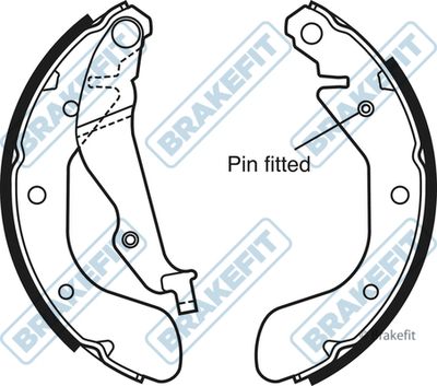 APEC Brake Shoe Set BSH1048