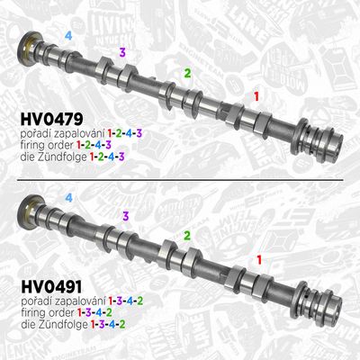 Vačkový hřídel ET ENGINETEAM HV0479