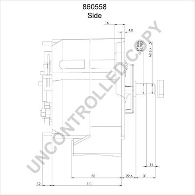Alternátor PRESTOLITE ELECTRIC 860558