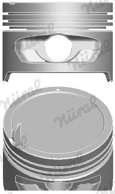 Поршень NÜRAL 87-435400-00 для HYUNDAI LANTRA