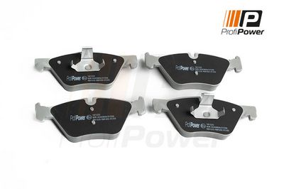 stabdžių trinkelių rinkinys, diskinis stabdys 1B1225 ProfiPower