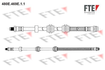Тормозной шланг FTE 480E.469E.1.1 для MERCEDES-BENZ GLS