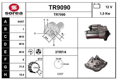 STARTER SNRA TR9090