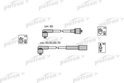 Комплект проводов зажигания PATRON PSCI1011 для VW JETTA