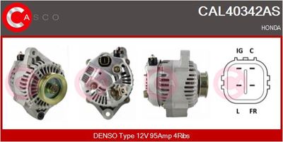Генератор CASCO CAL40342AS для HONDA INTEGRA