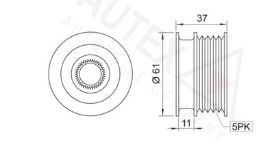 SISTEM ROATA LIBERA GENERATOR AUTEX 621233 1