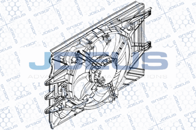 JDEUS EV8A9710 Вентилятор системы охлаждения двигателя  для FIAT 500L (Фиат 500л)