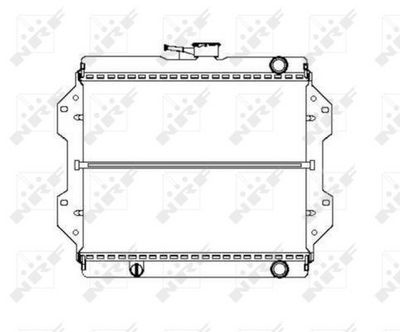 RADIATOR RACIRE MOTOR NRF 504343 3