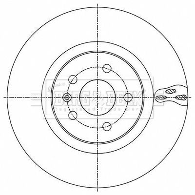 BORG & BECK BBD6201S Тормозной диск 