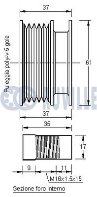 SISTEM ROATA LIBERA GENERATOR RUVILLE 541340 1