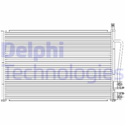 DELPHI TSP0225459 Радиатор кондиционера  для FORD FUSION (Форд Фусион)