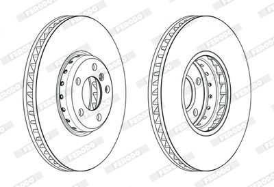 DISC FRANA FERODO DDF2043LVC1 1