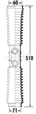 Bellow Kit, steering Borg & Beck BSG3310