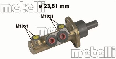Главный тормозной цилиндр METELLI 05-0413 для RENAULT ESPACE