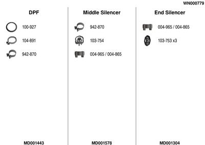 SISTEM DE ESAPAMENT FA1 WN000779