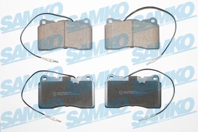 Комплект тормозных колодок, дисковый тормоз SAMKO 5SP863 для LANCIA PHEDRA