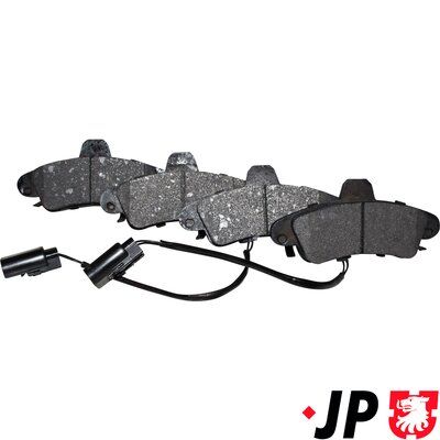комплект спирачно феродо, дискови спирачки JP GROUP 1563700310