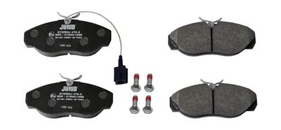 BREMSBELAGSATZ SCHEIBENBREMSE JURID 573060J
