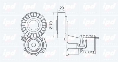 INTINZATOR CUREA CUREA DISTRIBUTIE IPD 153402 1