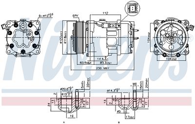 COMPRESOR CLIMATIZARE NISSENS 89032 4