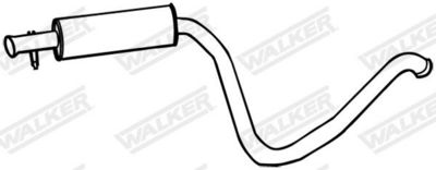 MITTELSCHALLDäMPFER WALKER 18852 8