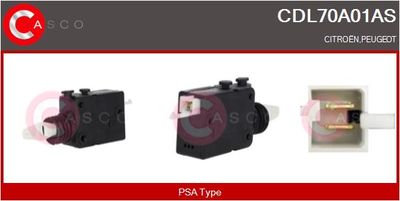 Nastavovací prvek, centrální zamykání CASCO CDL70A01AS