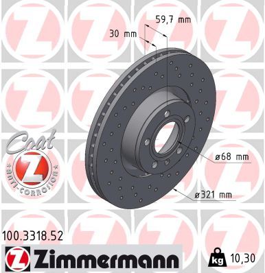 Brake Disc 100.3318.52