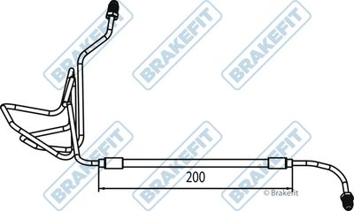 APEC Brake Hose BHO4328