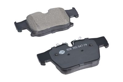 комплект спирачно феродо, дискови спирачки HELLA 8DB 355 047-741