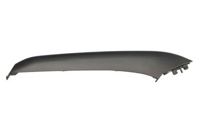Grillestrip vooraan Voor Links (Bodem, zwart) past: PORSCHE PANAMERA 970 07.13-11.16