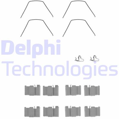 Комплектующие, колодки дискового тормоза DELPHI LX0132 для MAZDA 929