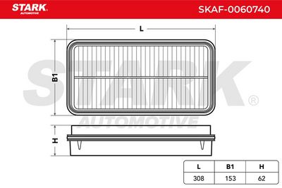 въздушен филтър STARK SKAF-0060740
