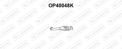 VENEPORTE OP40048K Катализатор для OPEL ASTRA F Наклонная задняя часть (T92) 2.0 GSI 16V (F08, M08, F68, M68)