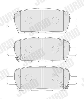 Brake Pad Set, disc brake 573890J