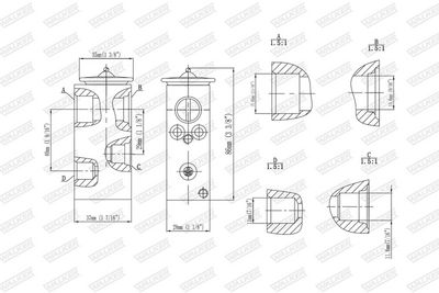 EXPANSIONSVENTIL KLIMAANLAGE WALKER WEX00010 6