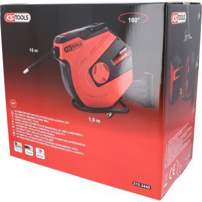 KS Tools - Navijak hadice na stlačený vzduch Ø10mm, 15m