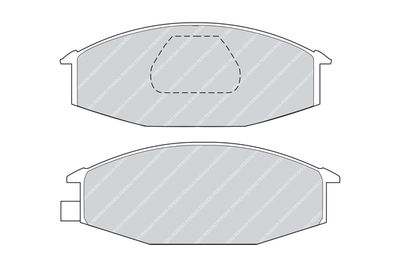 Комплект тормозных колодок, дисковый тормоз FERODO FVR369 для NISSAN 280ZX,ZXT