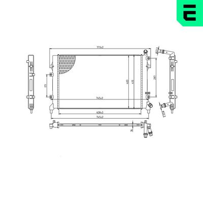 RADIATOR TEMPERATURA SCAZUTA INTERCOOLER