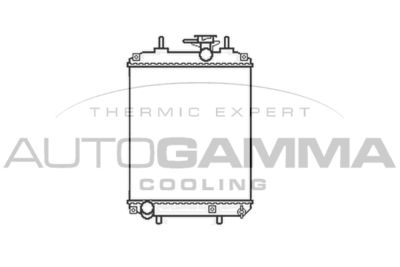 AUTOGAMMA 105790 Радиатор охлаждения двигателя  для SUBARU  (Субару Жуст)
